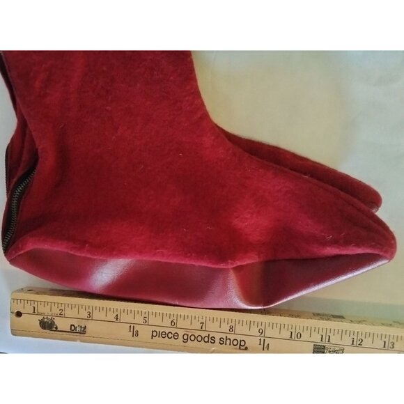 Boot Bag Carry Storage Cowboy Western Travel Shoe Case Zip Up Vtg - Picture 4 of 8